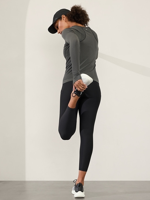 Image number 5 showing, Momentum Stripe Seamless Top