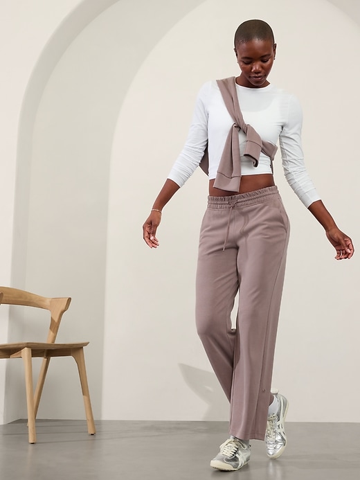 Image number 1 showing, Seasoft Mid Rise Straight Pant