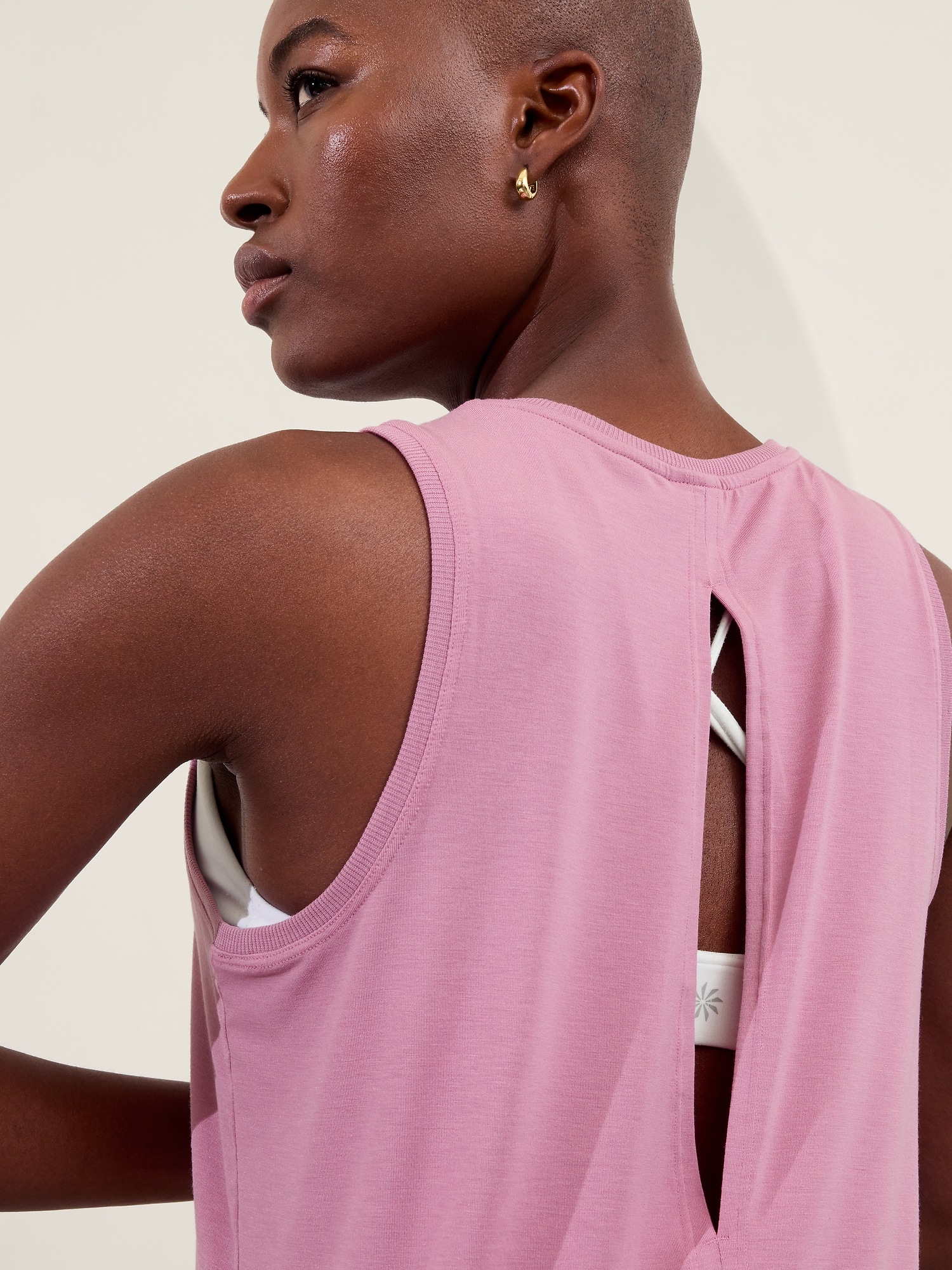 With Ease Open Back Rib Tank Athleta