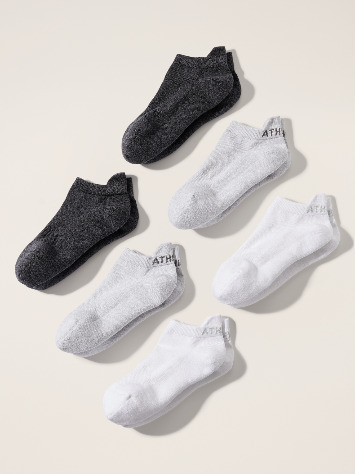 ATHLETA ATHLETA EVERYDAY ANKLE SOCK 6-PACK