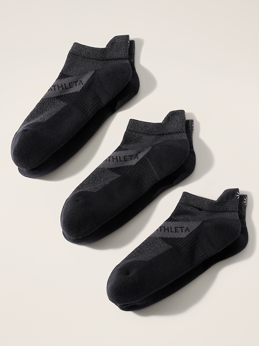 View large product image 1 of 3. Athleta Performance Ankle Sock 3-Pack