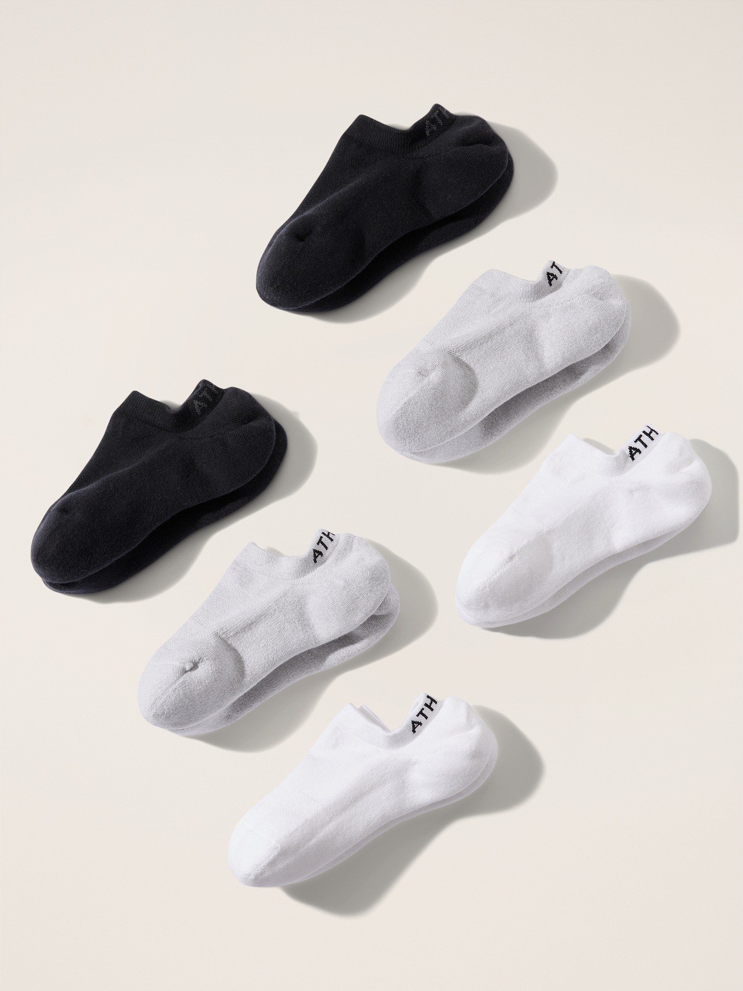 ATHLETA ATHLETA EVERYDAY NO SHOW SOCK 6-PACK 