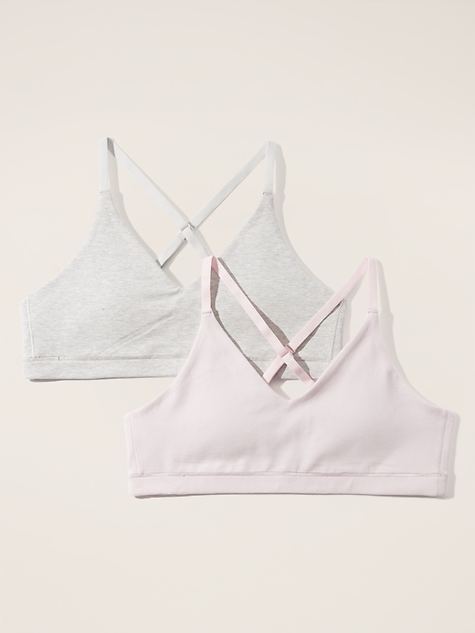 Image number 1 showing, Athleta Girl Right Moves Adjustable Bra 2-Pack