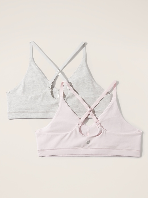 Image number 2 showing, Athleta Girl Right Moves Adjustable Bra 2-Pack