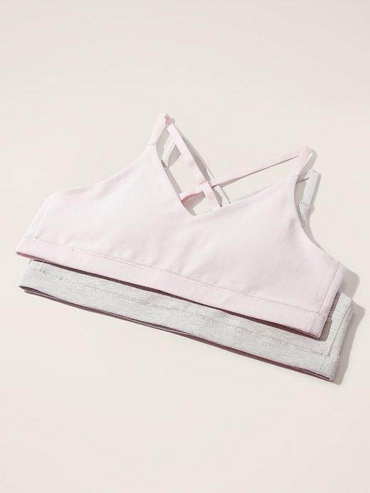 Image number 3 showing, Athleta Girl Right Moves Adjustable Bra 2-Pack