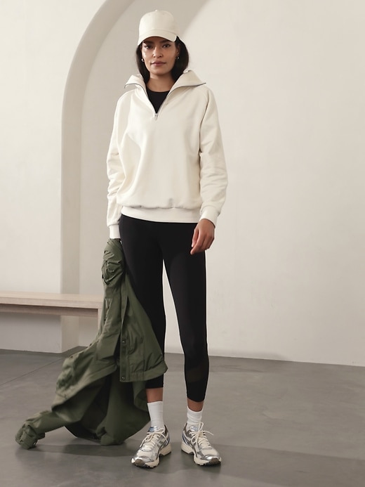 Image number 4 showing, Forever Fleece Relaxed 1/4 Zip Sweatshirt