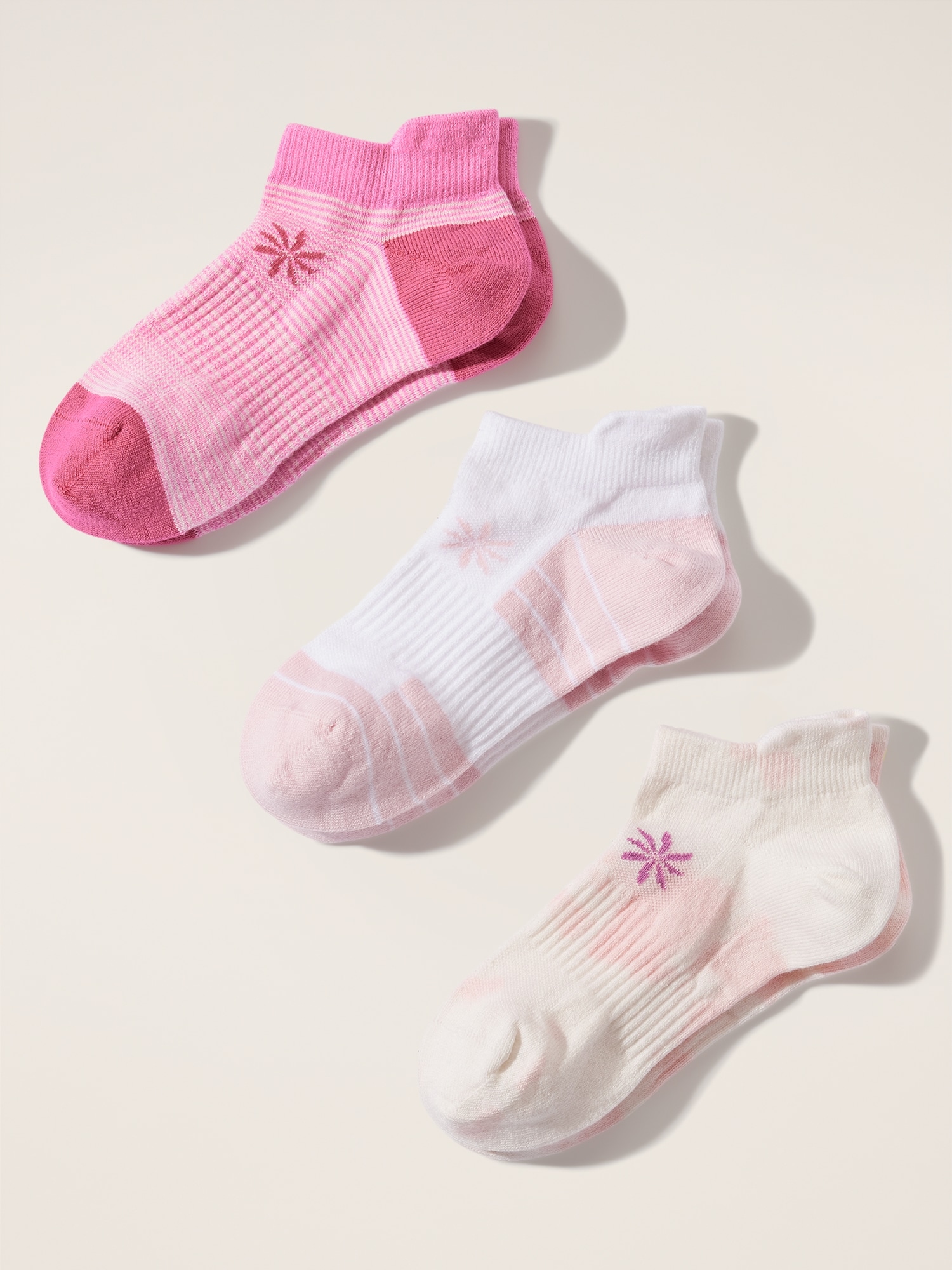 Athleta Girl Everyday Ankle Sock 3-Pack