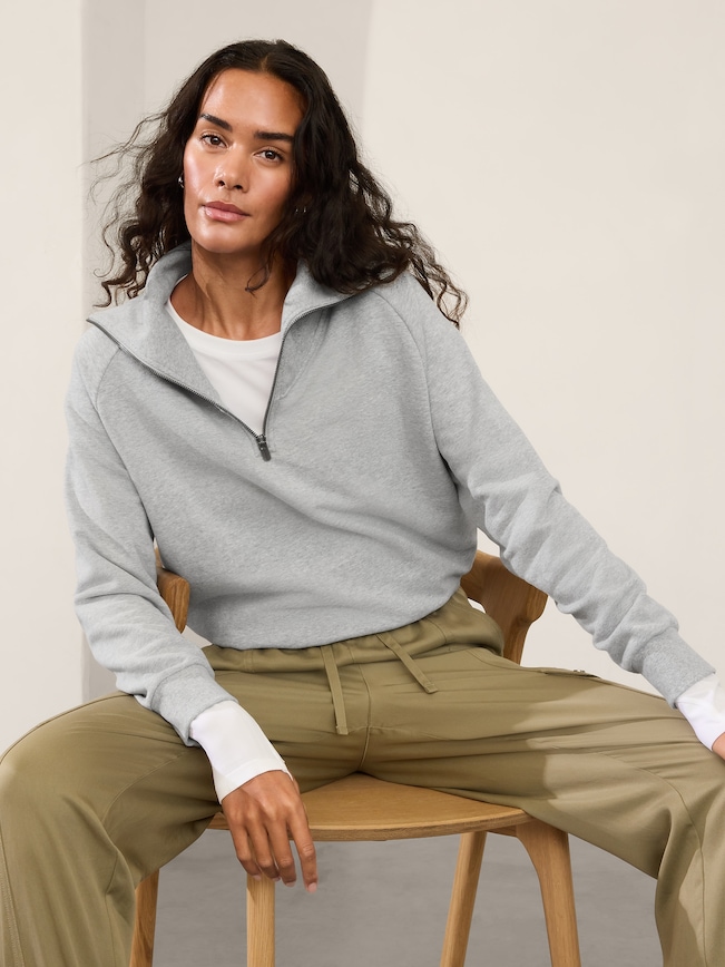 Forever Fleece Relaxed 1/4 Zip Sweatshirt