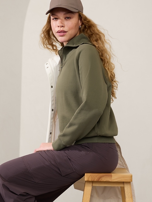 Image number 5 showing, Easy Fleece 1/4 Zip Sweatshirt