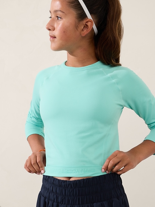 Image number 4 showing, Athleta Girl Power Up Sport Length Top