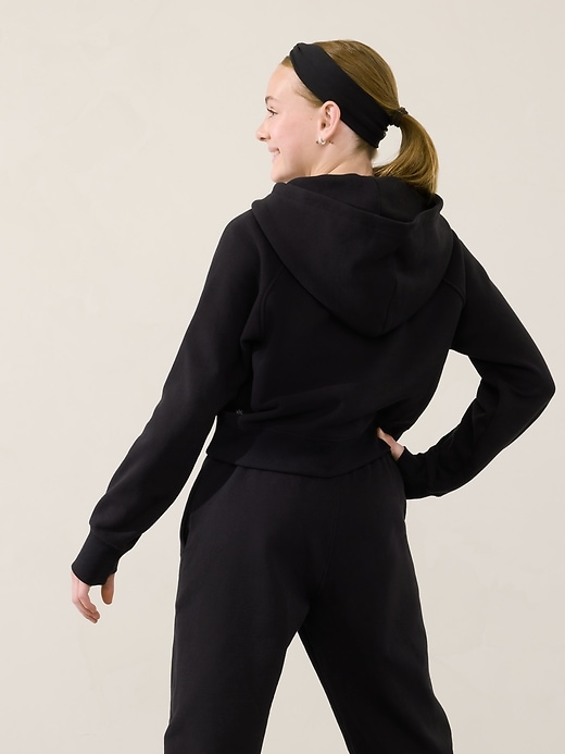 Image number 2 showing, Athleta Girl All Day Half Zip Hoodie