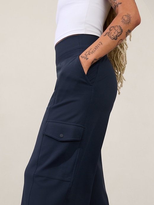 Image number 5 showing, Venice High Rise Wide Leg Cargo Pant