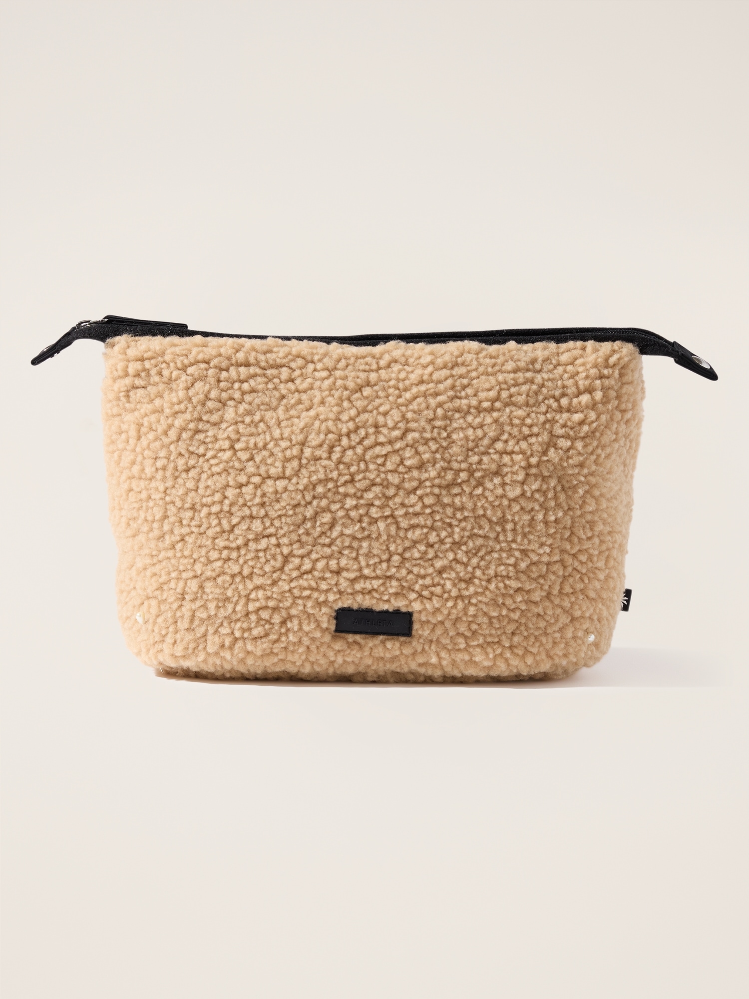 All About Shearling Large Cosmetic Pouch