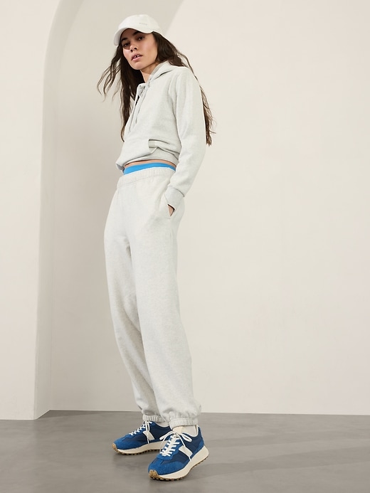 Image number 8 showing, Forever Fleece Mid Rise Jogger