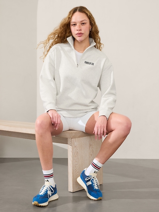 Image number 6 showing, Forever Fleece 1/4 Zip Sweatshirt