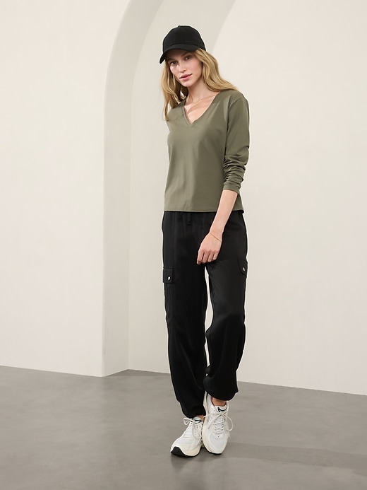 Image number 1 showing, Essential V-Neck Top