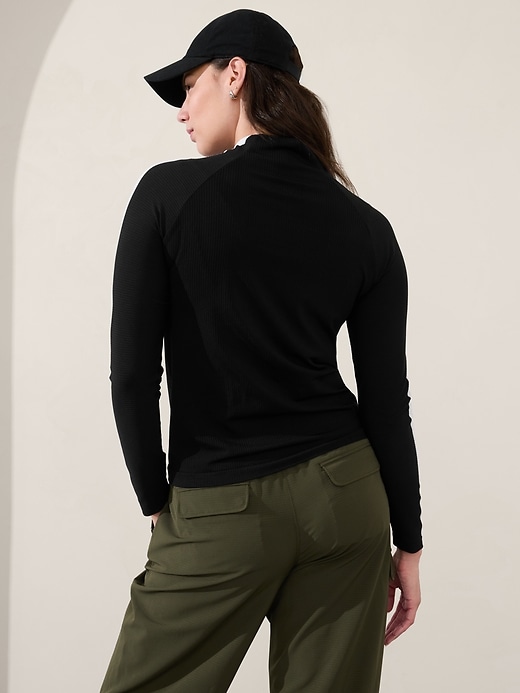 Image number 8 showing, Renew Seamless Mock Neck Top