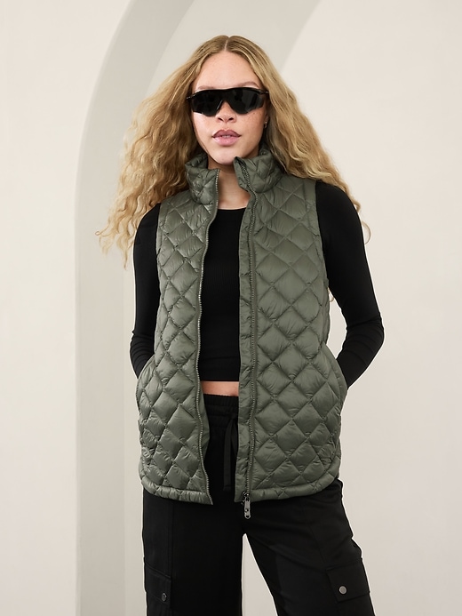 Image number 1 showing, Whisper Featherless Puffer Vest