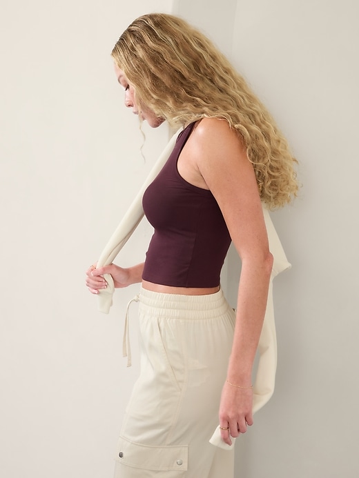 Image number 4 showing, Signature Rib Crop Tank