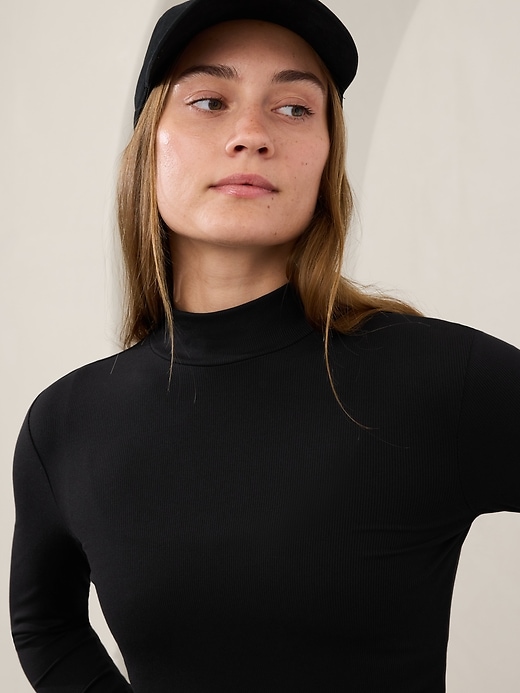 Image number 6 showing, Signature Rib Turtleneck