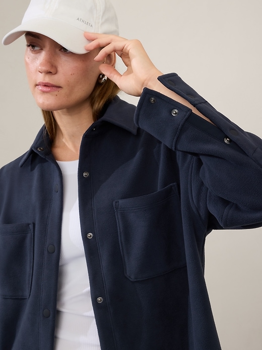 Image number 6 showing, Overlook Microfleece Shirt Jacket