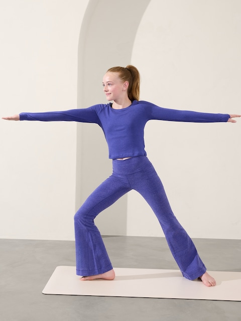 Athleta Girl Right Moves Stash Flare - Deep Marine