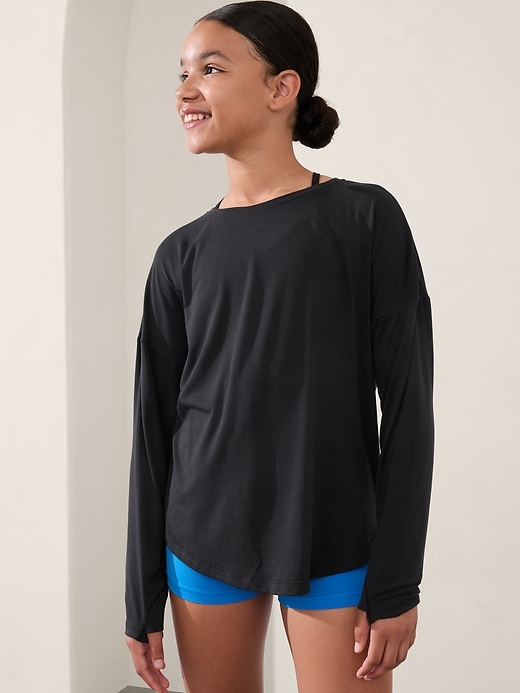 View large product image 1 of 3. Athleta Girl With Ease Top