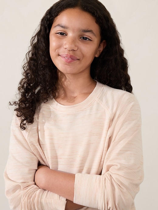 Image number 5 showing, Athleta Girl All Day Crewneck Sweatshirt