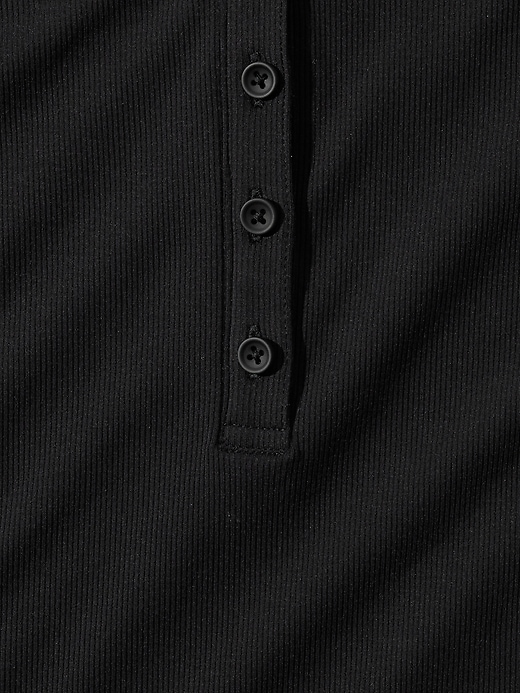 Image number 6 showing, Signature Rib Henley Top