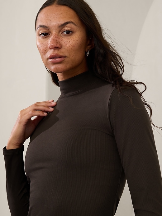 Image number 6 showing, Signature Rib Turtleneck