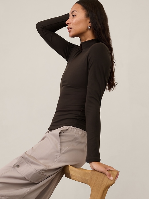 Image number 3 showing, Signature Rib Turtleneck