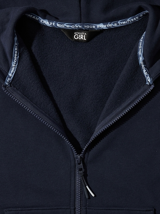 Image number 5 showing, Athleta Girl All Day Full Zip Sweatshirt