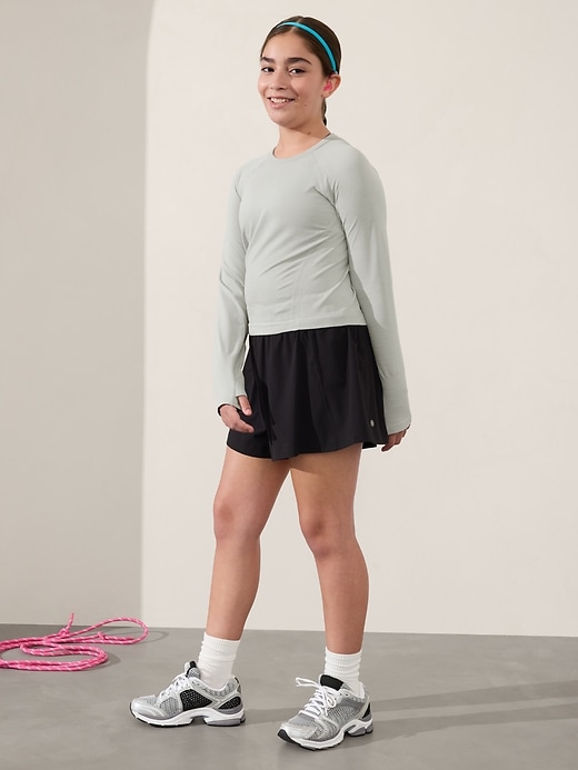 Image number 3 showing, Athleta Girl Power Up Sport Length Top