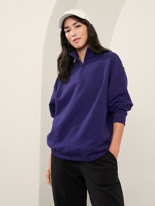 Image number 1 showing, Forever Fleece 1/4 Zip Sweatshirt