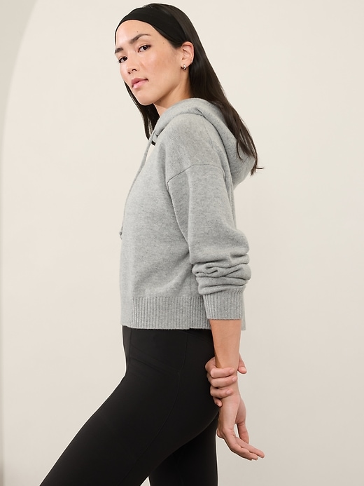 Image number 3 showing, Alpine Cropped Hoodie Sweater