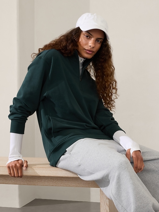 Image number 4 showing, Forever Fleece 1/4 Zip Sweatshirt