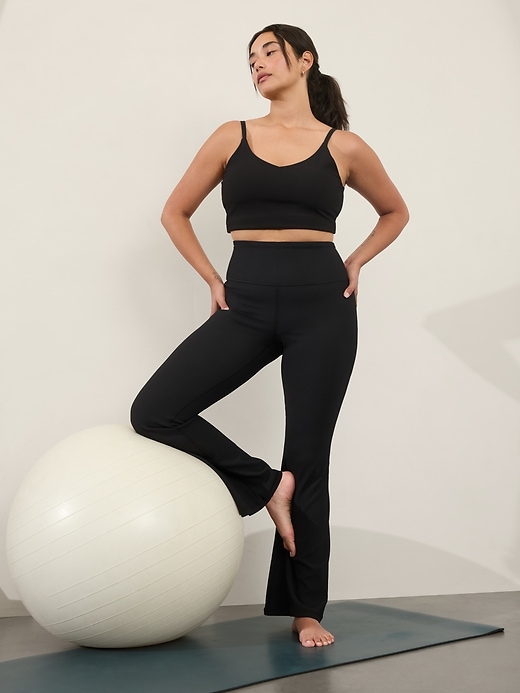 Image number 6 showing, Elation Ultra High Rise Rib Flare Pant