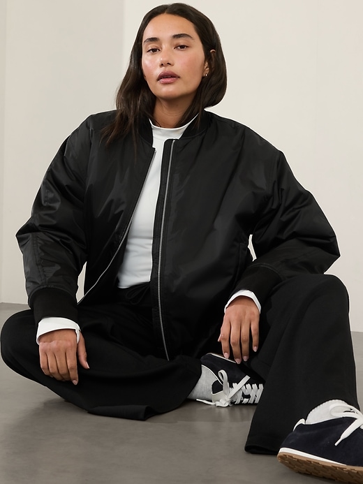 Image number 7 showing, Sateen Bomber