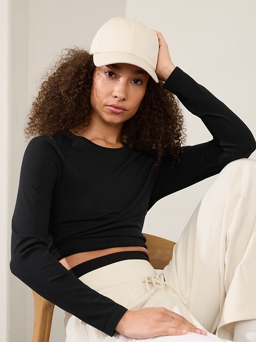 Image number 1 showing, Athleta Sateen Cap