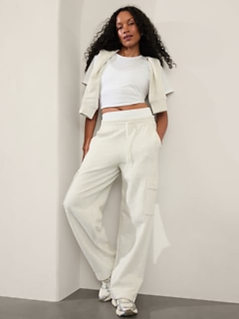 Forever Fleece Mid Rise Cargo Pant