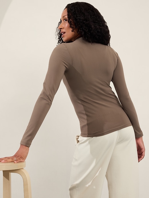 Image number 2 showing, Renew Seamless Mock Neck Top