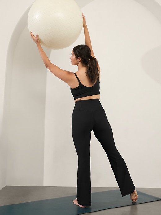 Image number 7 showing, Elation Ultra High Rise Rib Flare Pant