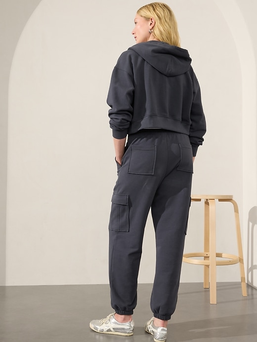 Image number 2 showing, Forever Fleece High Rise Cargo Jogger