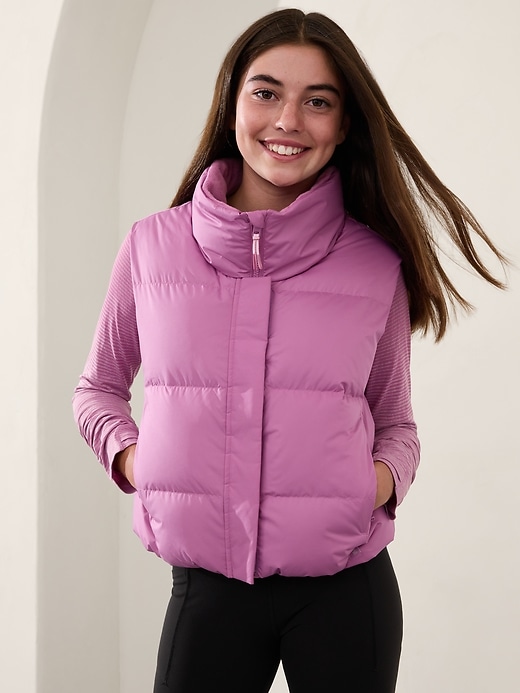 Image number 1 showing, Athleta Girl Cloud Nine Down Vest