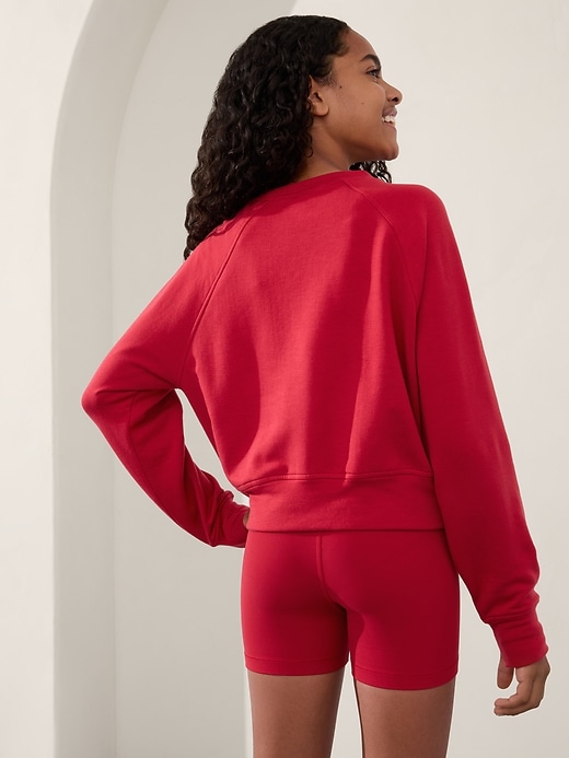 Image number 2 showing, Athleta Girl All Day Crewneck Sweatshirt