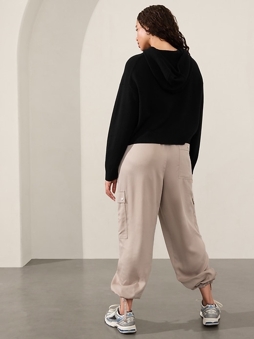 Image number 8 showing, Alpine Cropped Hoodie Sweater