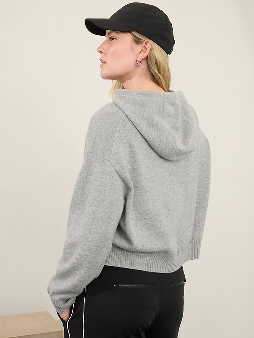 Image number 8 showing, Alpine Cropped Hoodie Sweater