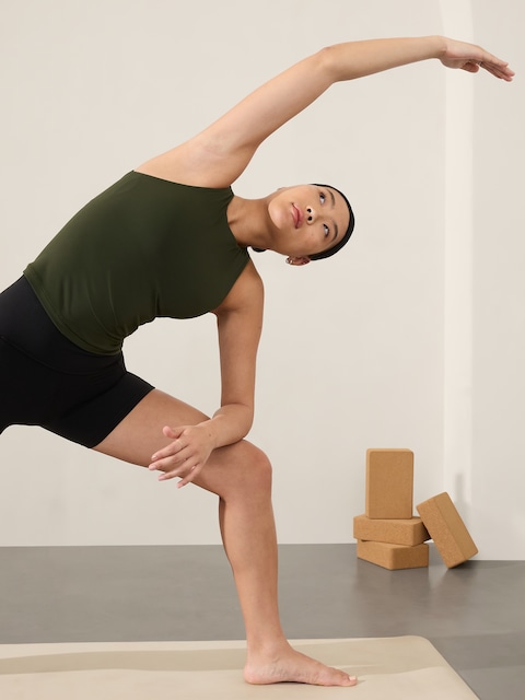 Transcend Built-In Bra Tank - Green