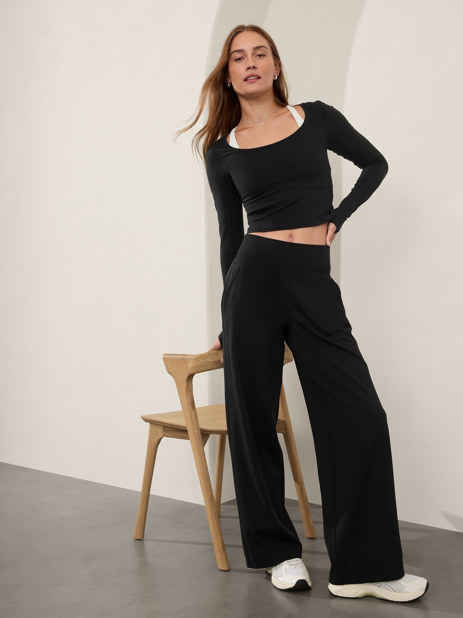 Venice High Rise Wide Leg Pant