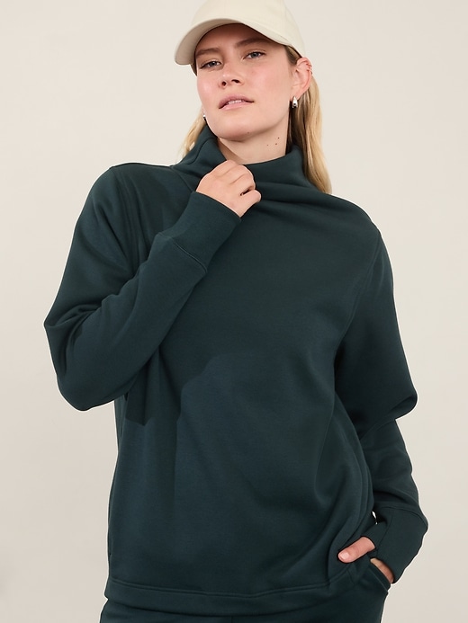 Image number 6 showing, Cozy Karma Twist Neck Sweatshirt